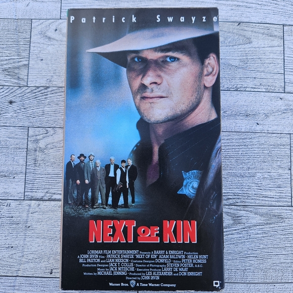 Next Of Kin VHS Patrick Swayze Action Rated R 1991 - Picture 9 of 9